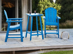 Bistro Set ADIRONDACK Blau