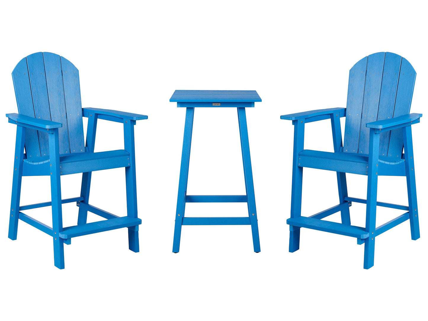 Bistro Set ADIRONDACK Blau