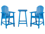 Bistro Set ADIRONDACK Blau