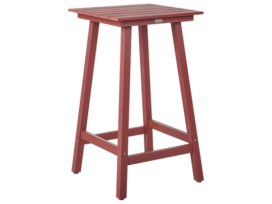 Garten Bartisch ADIRONDACK 60 cm 59 cm Kunststoff Rot