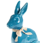 Dekofigur Kaninchen JAMBLES Keramik Blau