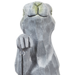 Dekofigur Hasenform grau 37 cm ARGILLY