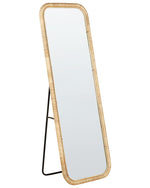 Standspiegel MALANGE 150 cm Rattan Naturfarben