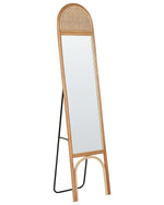 Standspiegel BRUSSEY 170 cm Rattan Naturfarben