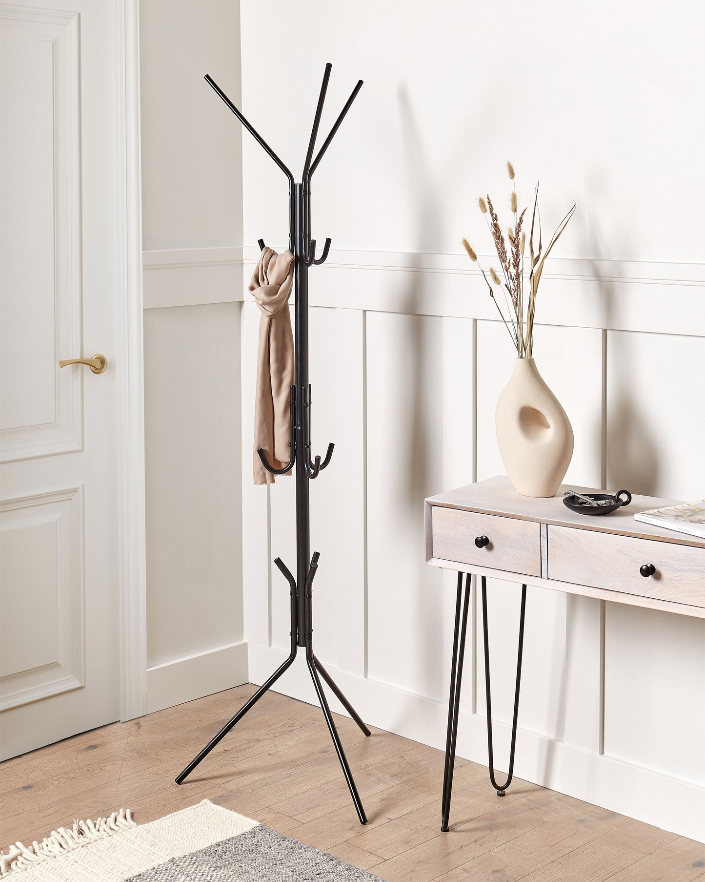 Garderobenständer ALMENA Schwarz
