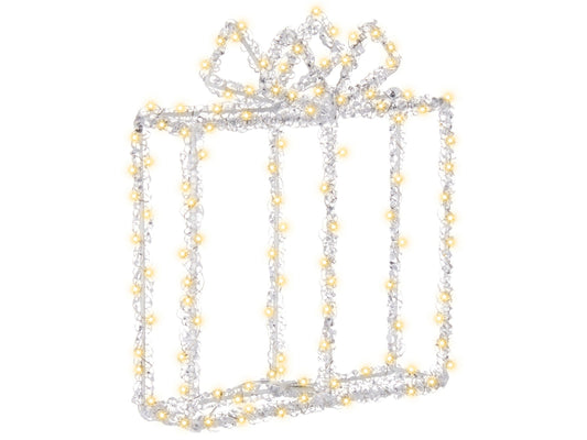 Outdoor Weihnachtsbeleuchtung LED weiss Geschenk 25 cm KEMI