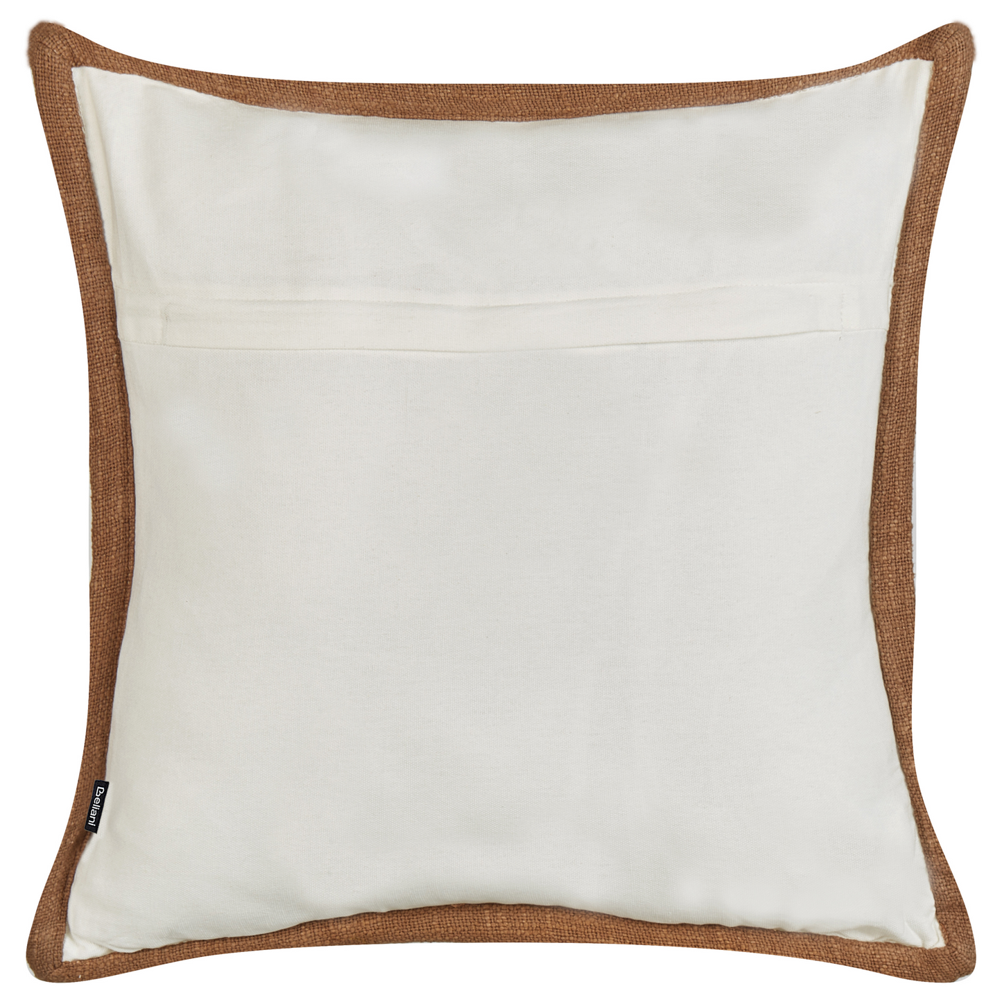 Dekokissen 2er Set IANTHE Baumwolle 45 x 45 cm Cremeweiss Ohne Muster