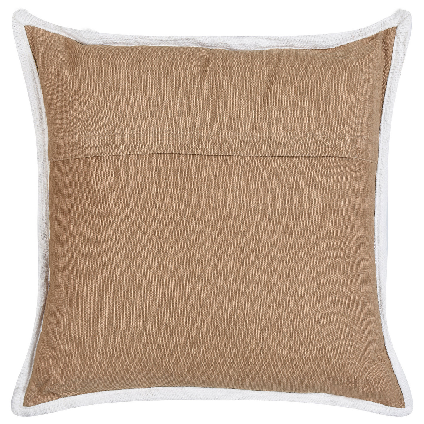 Dekokissen 2er Set IANTHE Baumwolle 45 x 45 cm Braun Ohne Muster