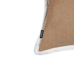 Dekokissen 2er Set IANTHE Baumwolle 45 x 45 cm Braun Ohne Muster