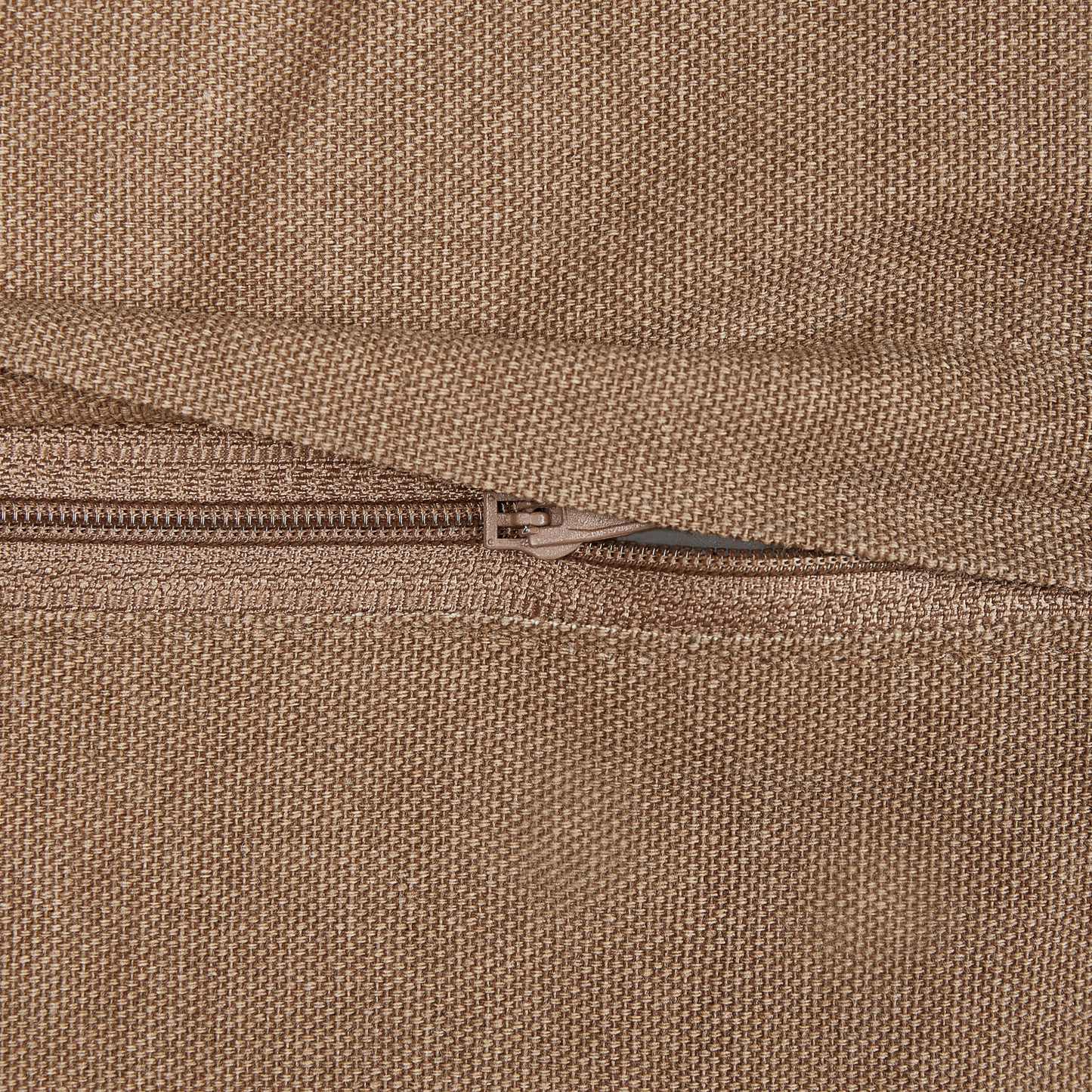 Dekokissen 2er Set IANTHE Baumwolle 45 x 45 cm Braun Ohne Muster