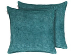 Dekokissen 2er Set VERPIS Baumwolle 50 x 50 cm Blaugrün Ohne Muster