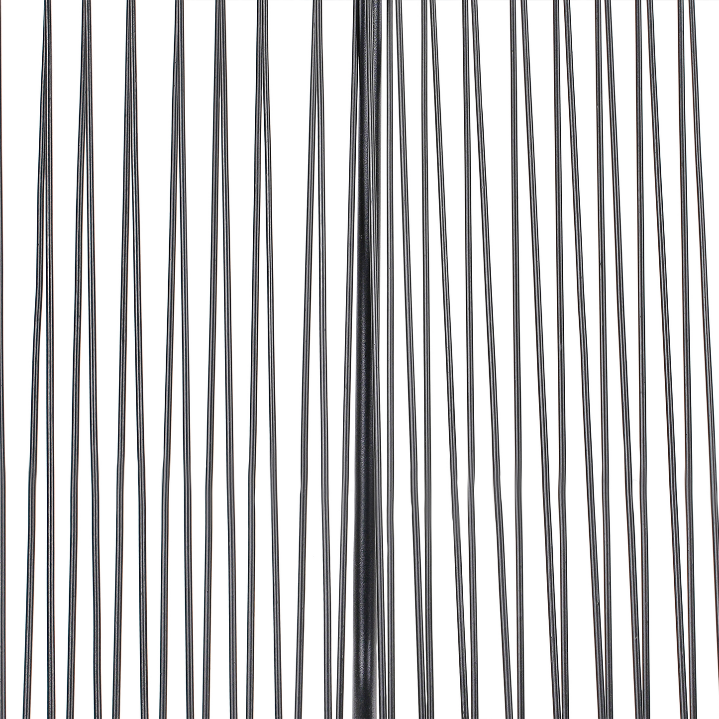 Gartenbank ACAPULCO II 113 cm Polyrattan Schwarz