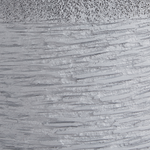 Blumentopf grau rund 42 x 42 x 41 cm SAMOS