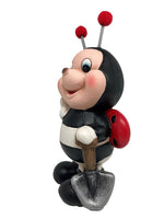 Deko Marienkäfer 
mit Schaufel