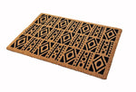 Fussmatte Home braun Ethno Muster Grösse 75x50cm