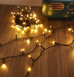 LED Outdoor Lichterkette 100 LED warm weisses Licht Länge 7.5m