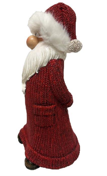 Deko Weihnachtsmann rot aus Polyresin H24.5cm