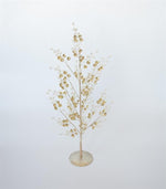 Arbre en cristal LED avec pierres en verre
 et une guirlande lumineuse
 15 LED hauteur 35cm