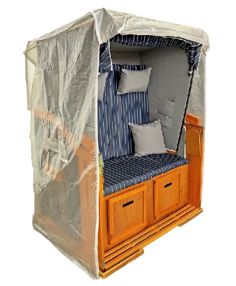 Strandkorb Hülle - Transparent - PVC Grösse M
