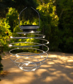 LED Solar Spiral Hängelampe 
D=16cm mit 20 LED 
Microlight
Farbe: Weiss