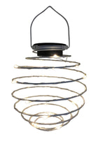 LED Solar Spiral Hängelampe 
D=16cm mit 20 LED 
Microlight
Farbe: Weiss