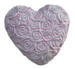 Herz rosa Flower 
17x16x9cm 
aus Polyresin