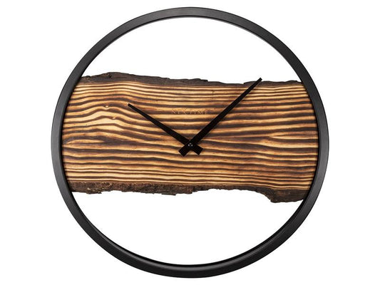 Orologio da parete NeXtime Forest Large Ø 45 cm, marrone