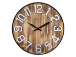 NeXtime horloge murale Aberdeen bois/métal, 50 cm