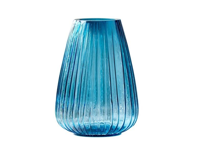 Vase Bitz Kusintha 22 cm, bleu foncé