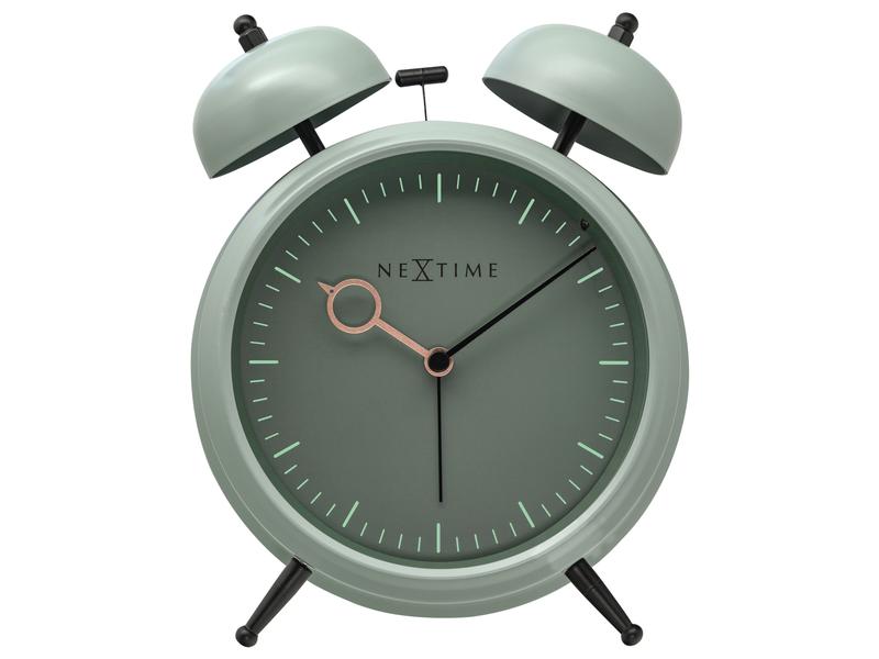 NeXtime Klassischer Wecker Golden Hour Teal