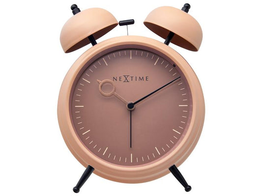 NeXtime Klassischer Wecker Golden Hour Peach