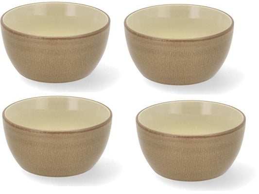 Bitz Schale Wood 14 cm, 4 Stück, Wood/Sand