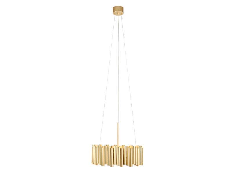 Lampada a sospensione Markslöjd Level, Ø 52,5 cm, 3 x E27, oro