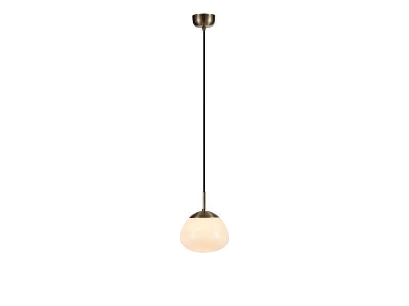 Lampada a sospensione Markslöjd Rise, Ø 25 cm, E27, antico/bianco