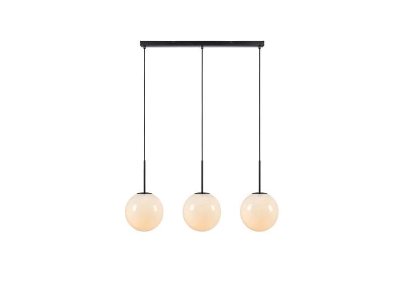 Lampada a sospensione Markslöjd Dione, 3 x E14, bianco/nero