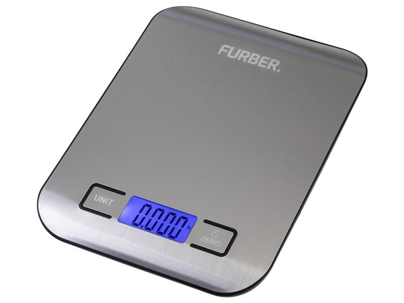 FURBER Küchenwaage USB Silber