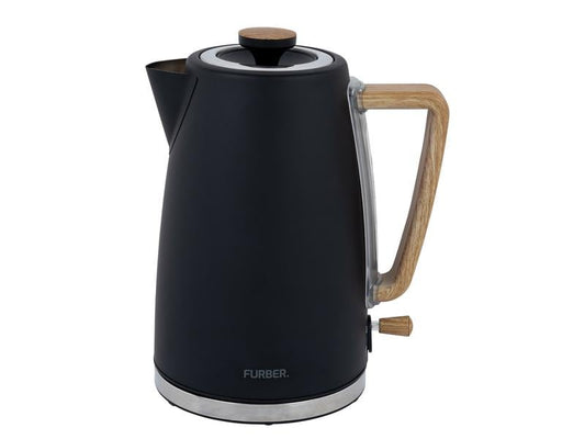 FURBER Wasserkocher Chaplin 1.7 l, Schwarz matt