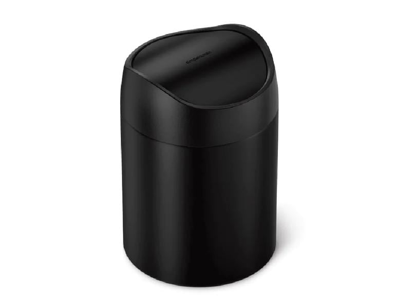 Poubelle Simplehuman 1,5 l, noir mat