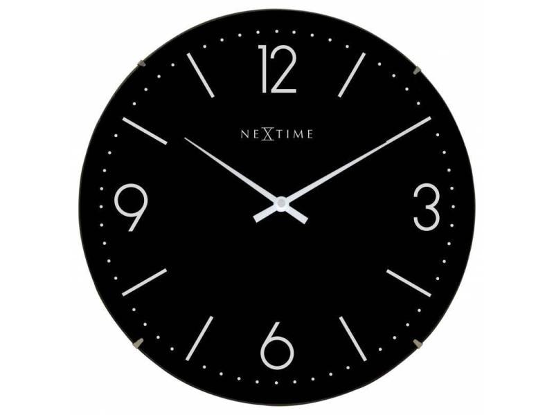 NeXtime horloge murale Basic Ø 35 cm noir