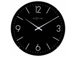 NeXtime horloge murale Basic Ø 35 cm noir