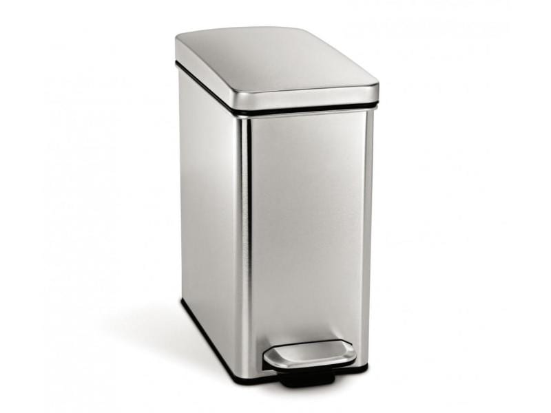 Simplehuman Treteimer CW1898CB 10 Liter, Silber