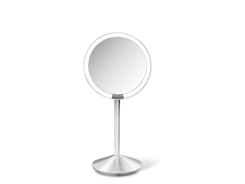 Specchio cosmetico Simplehuman con sensore 12 cm argento