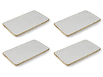 Bitz Servierplatte 4 Stück, Crème