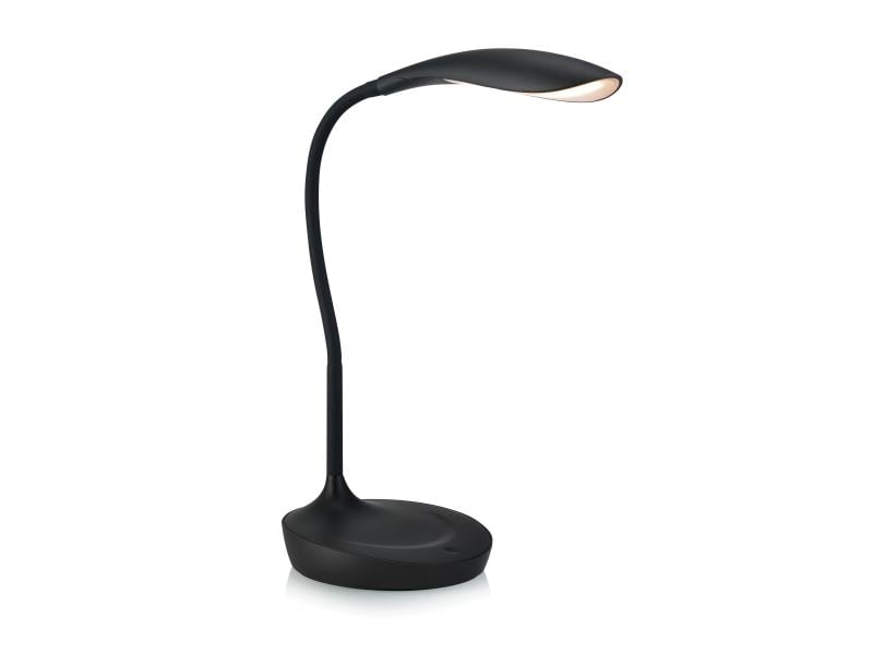 Lampada da scrivania Markslöjd SWAN USB nera