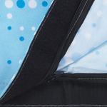 Sitzsack 300 L FUZZY 140 cm 180 cm Hellblau