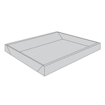 Schaumstoffrahmen für Softside Wasserbetten 160 x 200 cm SIMPLE