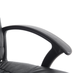 Massagestuhl drehbar RELAX Kunstleder Schwarz