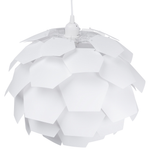 Hängelampe weiss Zapfenform SEGRE Gross