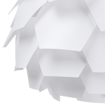 Hängelampe weiss Zapfenform SEGRE Gross