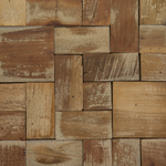 Couchtisch Teakholz hellbraun quadratisch 80 x 80 cm GAMBO